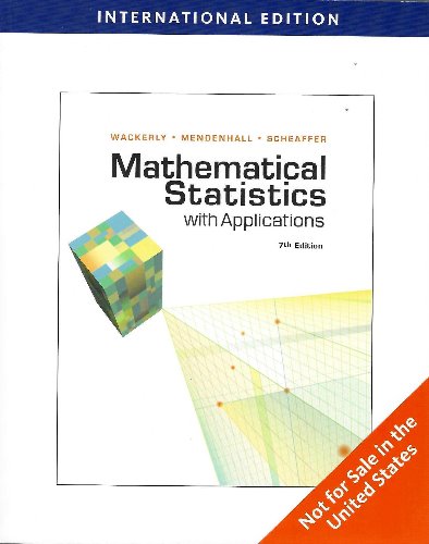 Mathematical Statistics with Applications 7th Ed  (외국도서)  (번역본 있음 : 수리통계학 7판) / 9780495385080