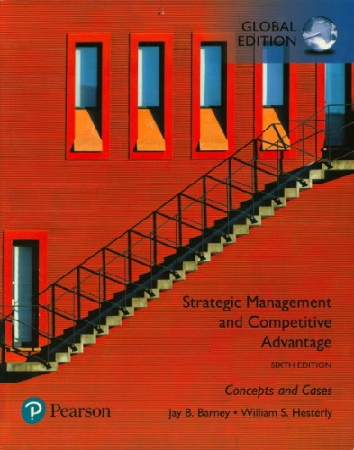 Strategic Management and Competitive Advantage: Concepts and Cases (외국도서) ( 번역본 있음: 전략경영과 경쟁우위) / 9781292258041