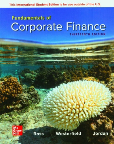 Fundamentals of Corporate Finance 13 edition ( 번역본 있음 :  Ross의 재무관리(13판) ) /  9781265553609