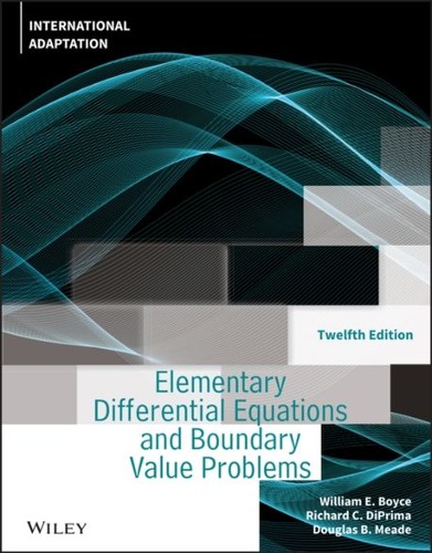 Elementary Differential Equations and Boundary Value Problems  12e (외국도서) (참고 번역본 있음 :  미분방정식 11판) / 9781119820512  * 11판 절판