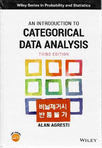 An Introduction to Categorical Data Analyis 3/e ( 번역본 있음 : 범주형 자료분석 개론 제3판)  / 9781119405269