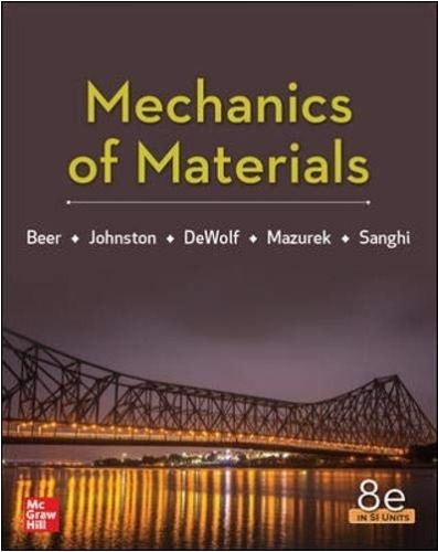 Mechanics Of Materials, Si Units, 8/E  (번역본 있음 : Beer의 재료역학 8판) / 9789813158979