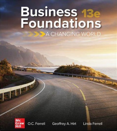 Business Foundations : Changing World (Paperback) 13/e (외국도서)