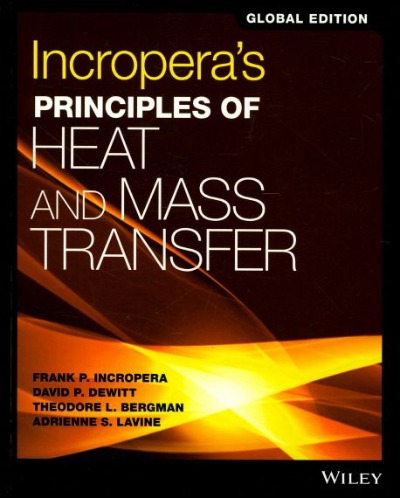 Incropera&#039;s Principles of Heat and Mass Transfer Global ed(번역본: 열전달 제8판) / 9781119382911