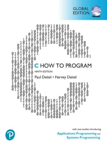 C How to Program (Global Edition), 9/E(Paperback)  / 9781292437071